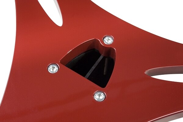 Ultimate Support MS-90 Second-Generation Column 36 Studio Monitor Stands, Pair, Red" - Audiofeen