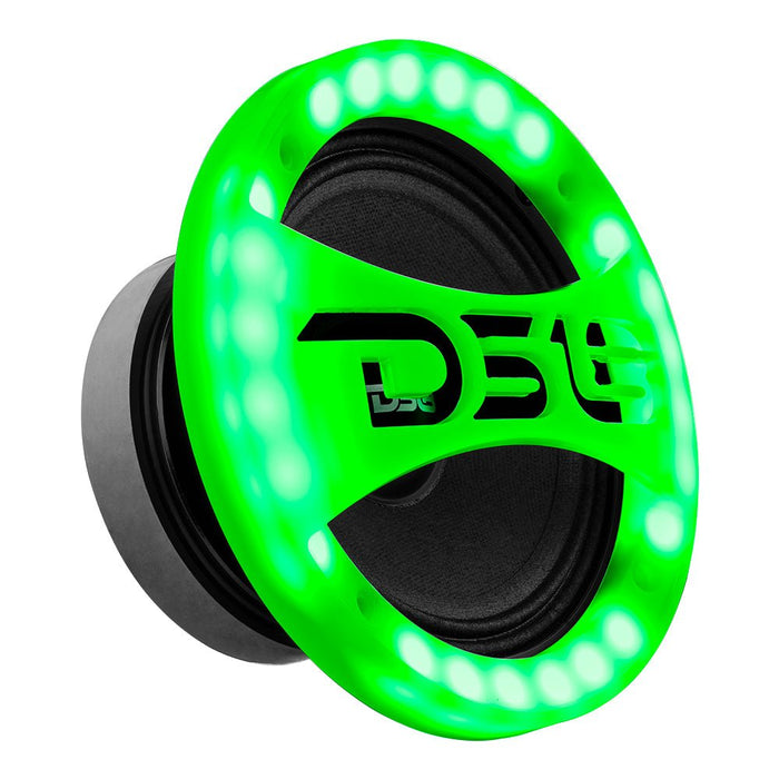 DS18 PRO-GRILLLGO - Universal Built-In RGB Light Speaker Grill Cover (Each) - New Edition