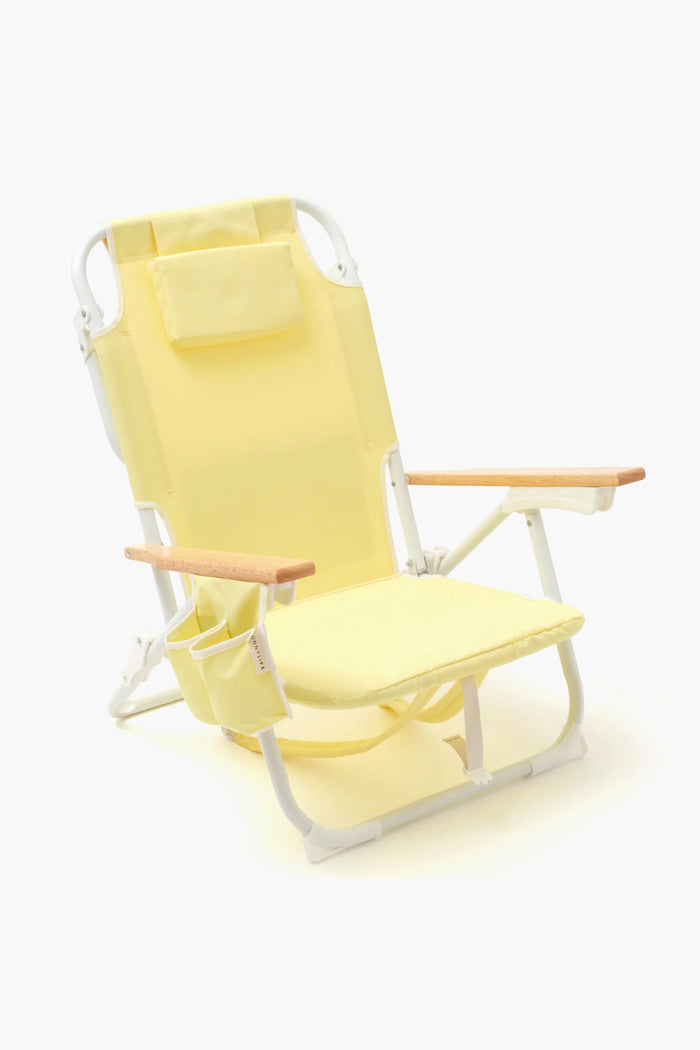 Utopia Pale Banana Deluxe Beach Chair