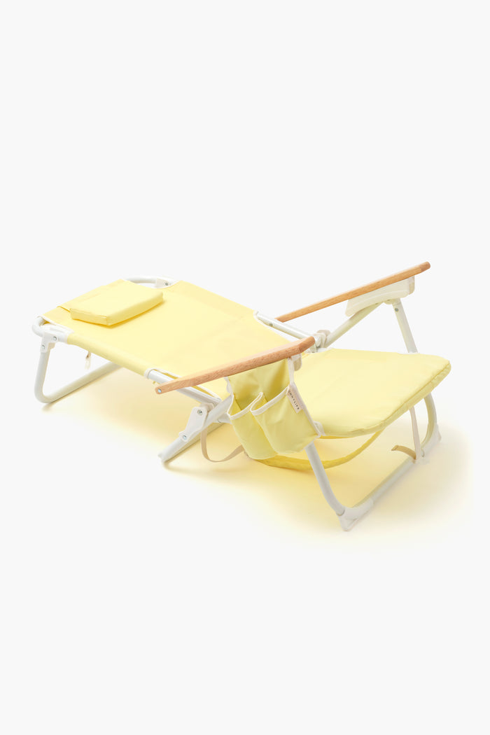 Utopia Pale Banana Deluxe Beach Chair