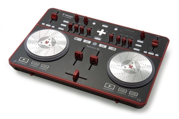 Vestax Typhoon DJ MIDI Controller with Soundcard - Audiofeen