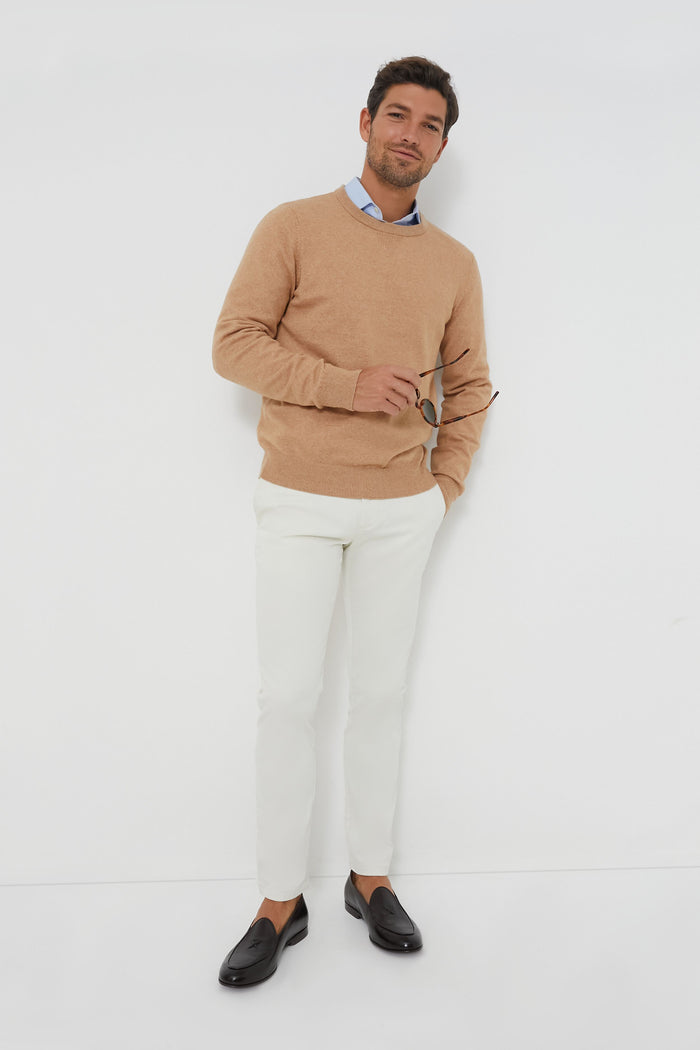 Wheat Heather Jackson Crewneck Sweater