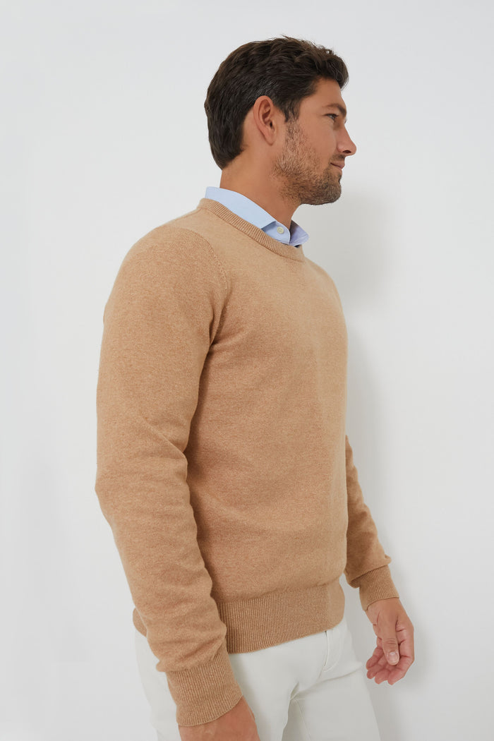 Wheat Heather Jackson Crewneck Sweater