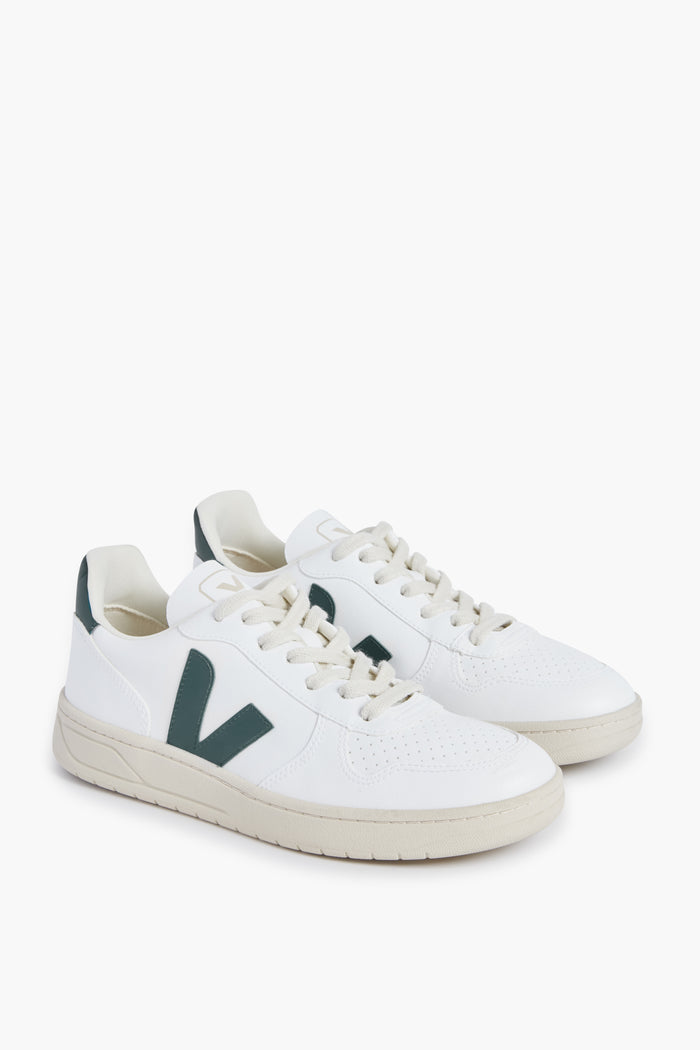 White Brittany V-10 Sneakers