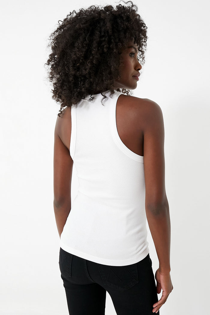 White Eva Tank