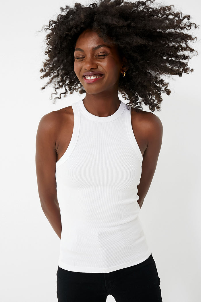 White Eva Tank