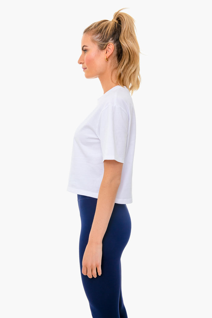 White Everyday Short Sleeve Tee