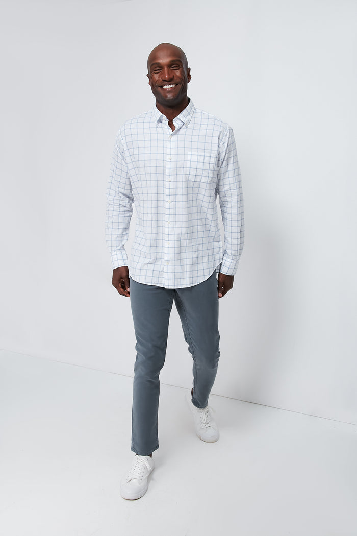 White Gayle Summer Soft Cotton Sport Shirt
