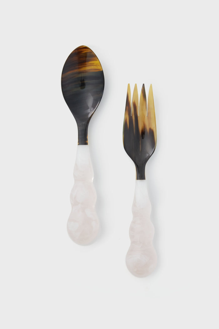 White Mardi Gras Servers