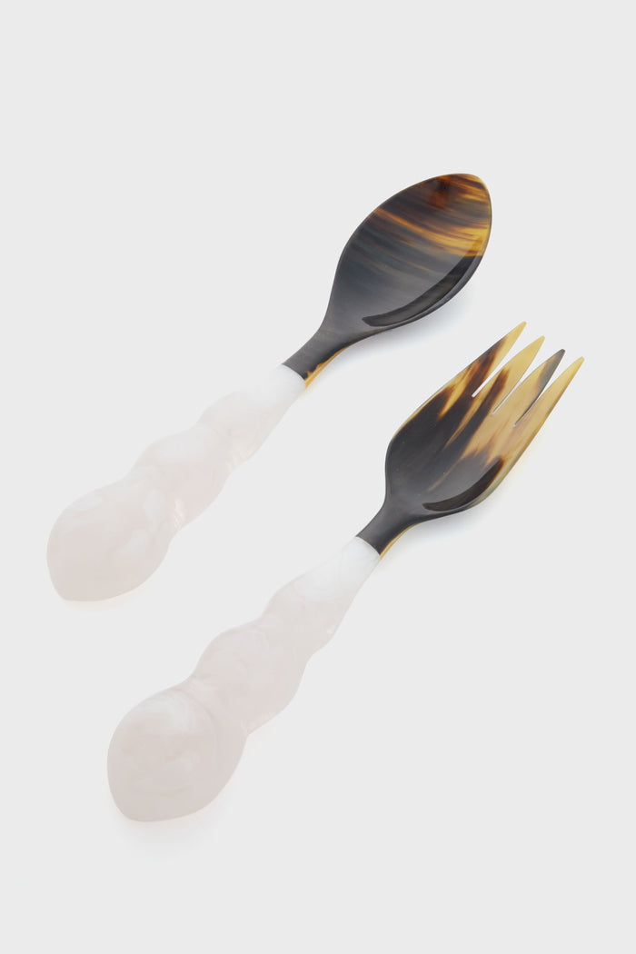 White Mardi Gras Servers