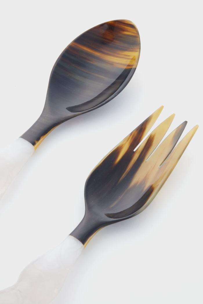 White Mardi Gras Servers