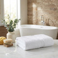 White Turkish Cotton 27" X 54" Bath Towel