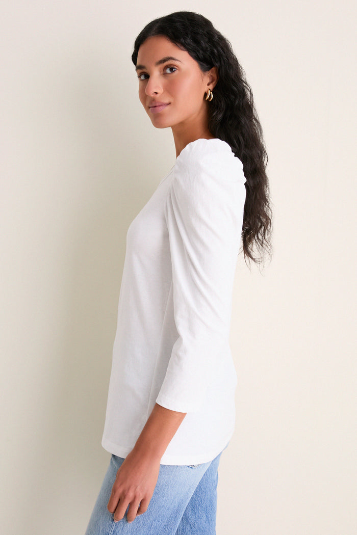 White Vesty Long Sleeve Crewneck