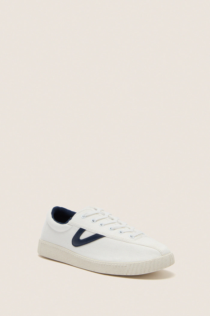 Women's Navy Nylite Canvas Sneakers