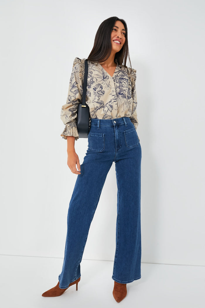 Yaffe Print Jessie Top