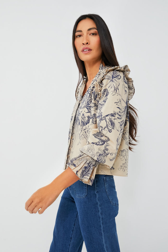 Yaffe Print Jessie Top
