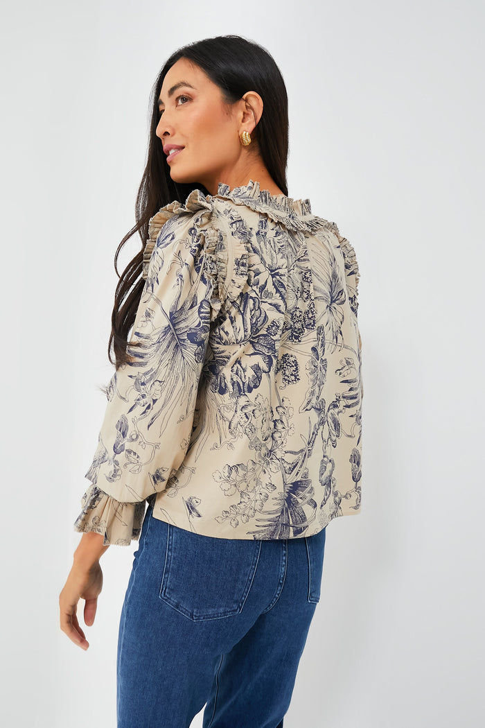 Yaffe Print Jessie Top