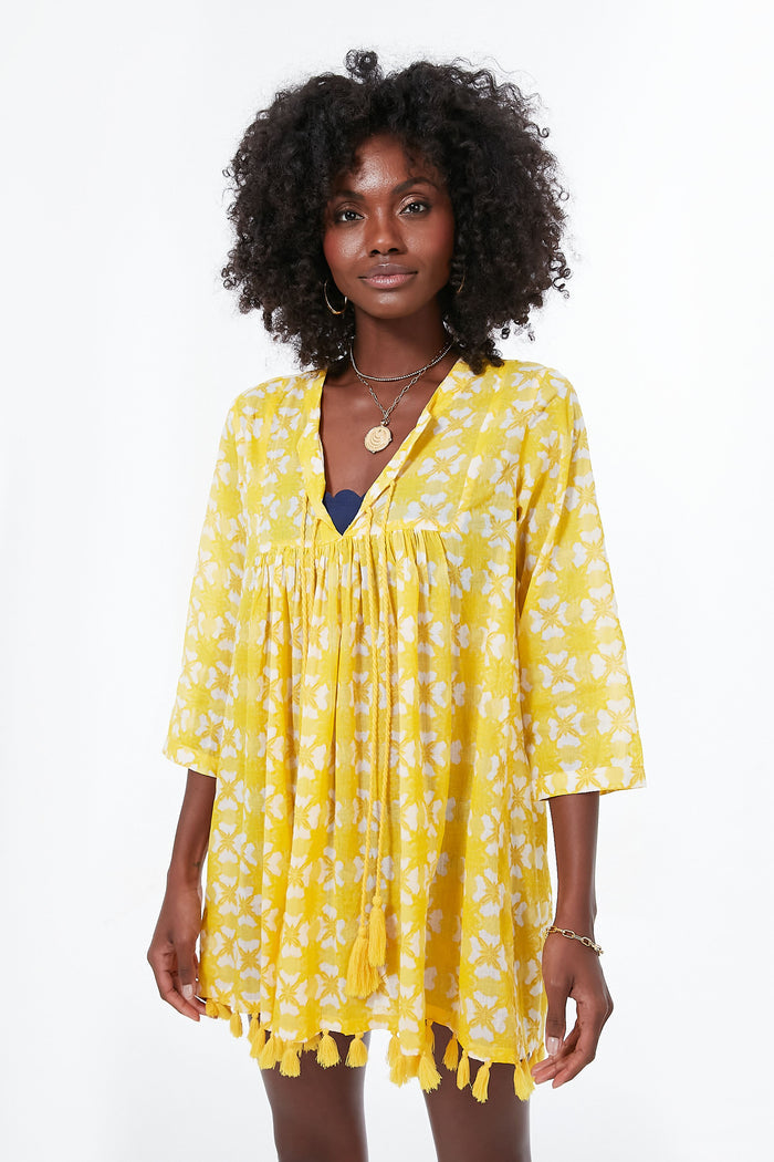 Yellow Barbados Seychelles Tunic