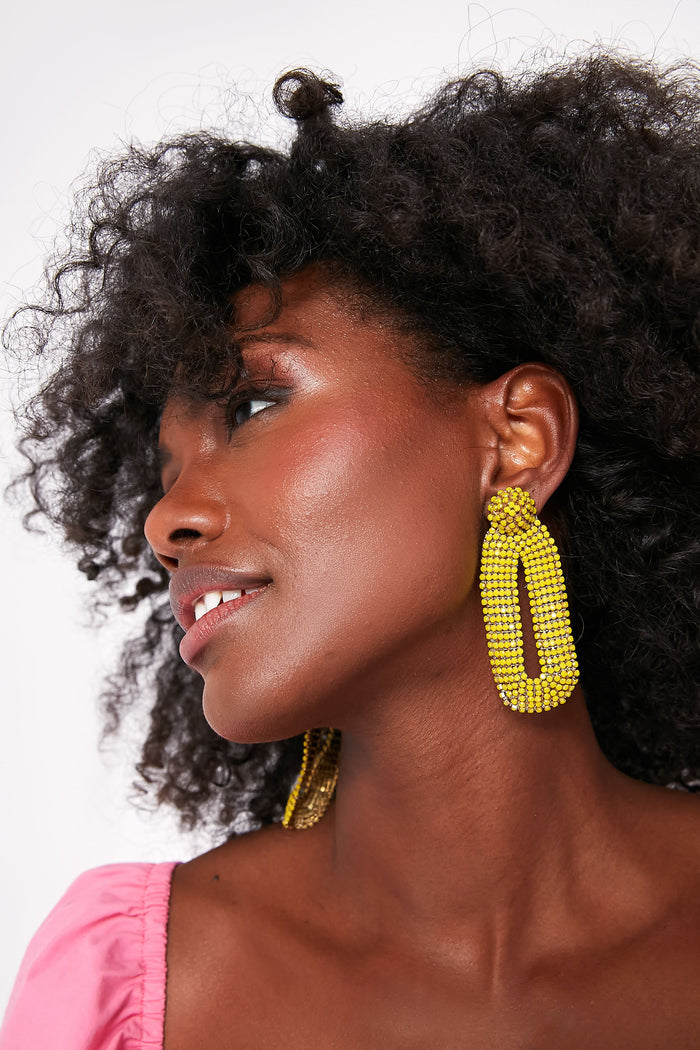 Yellow Bianca Earrings